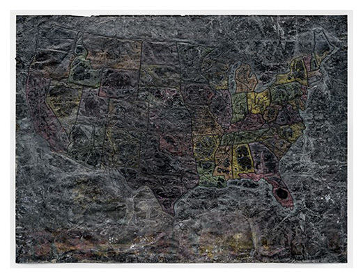 Felipe Baeza's "Untitled (so much darkness, so much brownness)," 2016