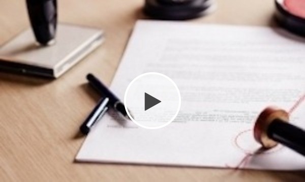 Papers on desk