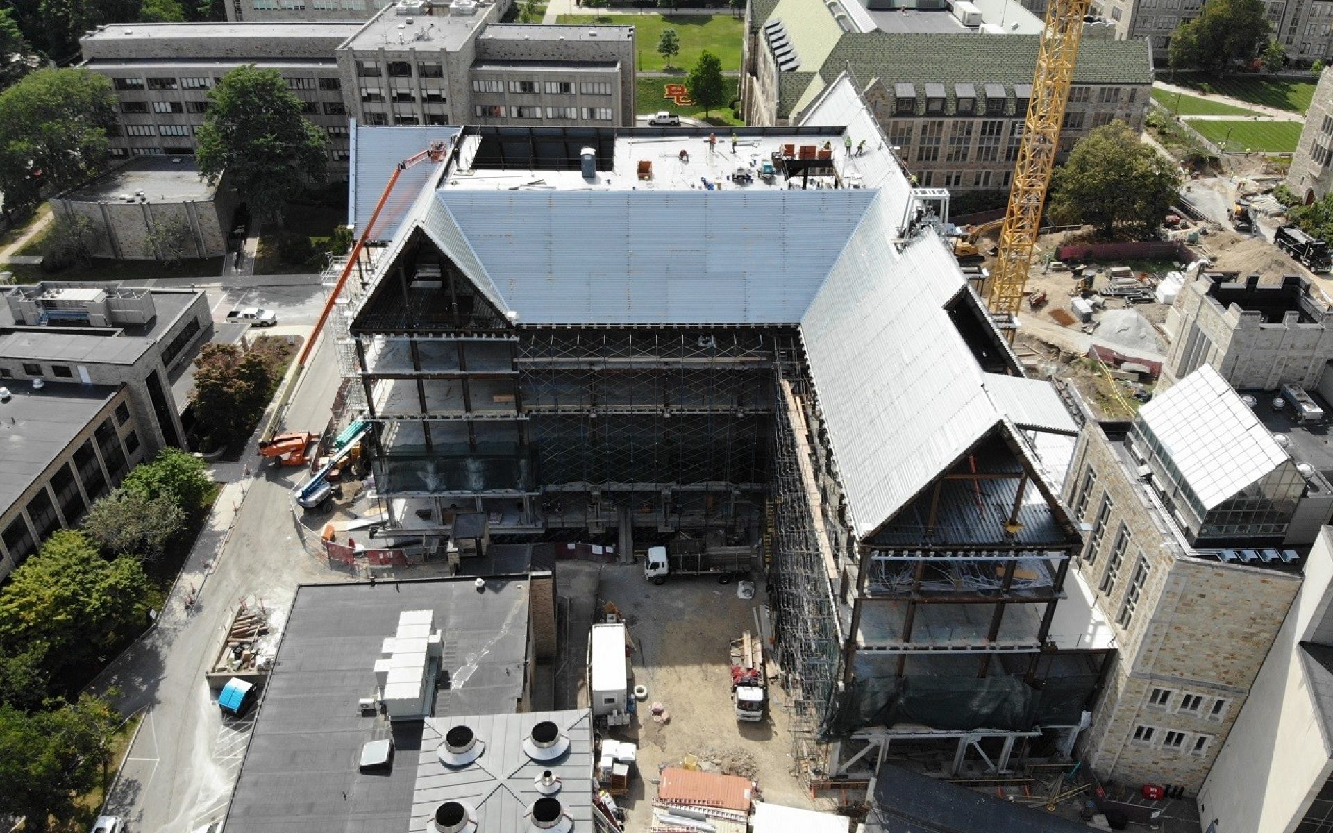 245 Beacon Street Under Construction Mid-August 2020