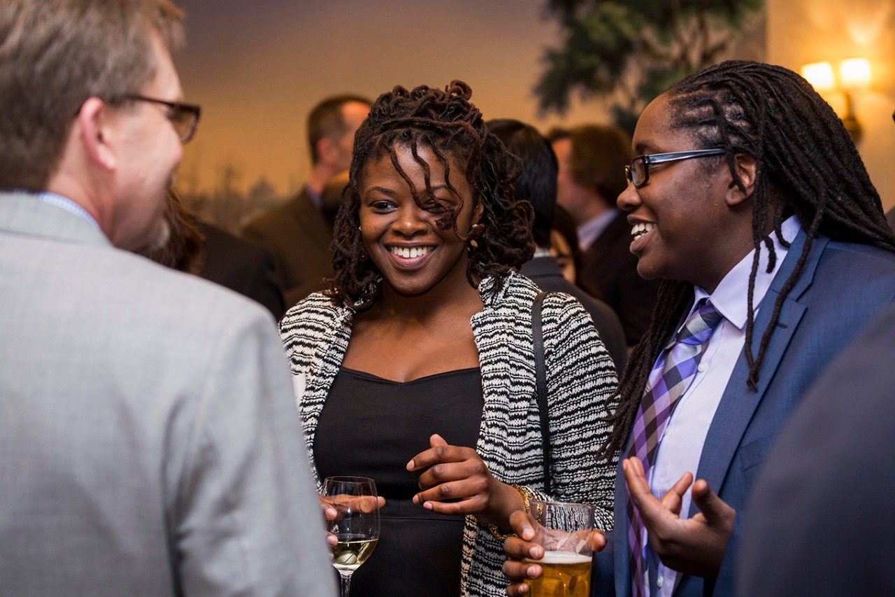 Students and Professors conversing during Ahana Retreat