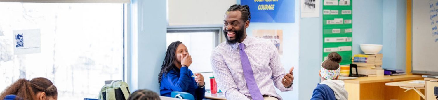 Donovan Scholars in a classroom