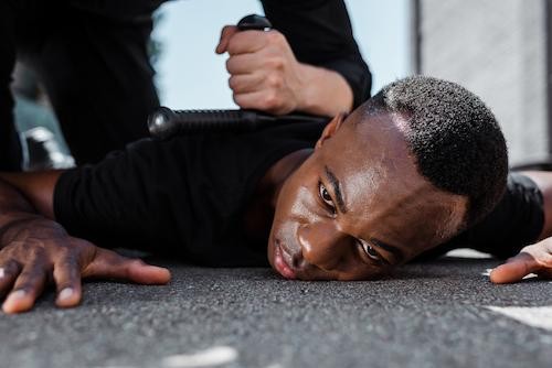 person being apprehended