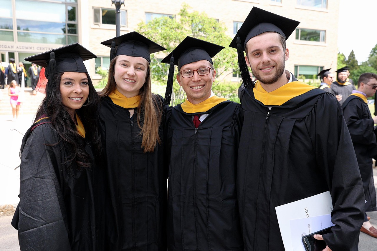 Woods College grads at Commencement 2022