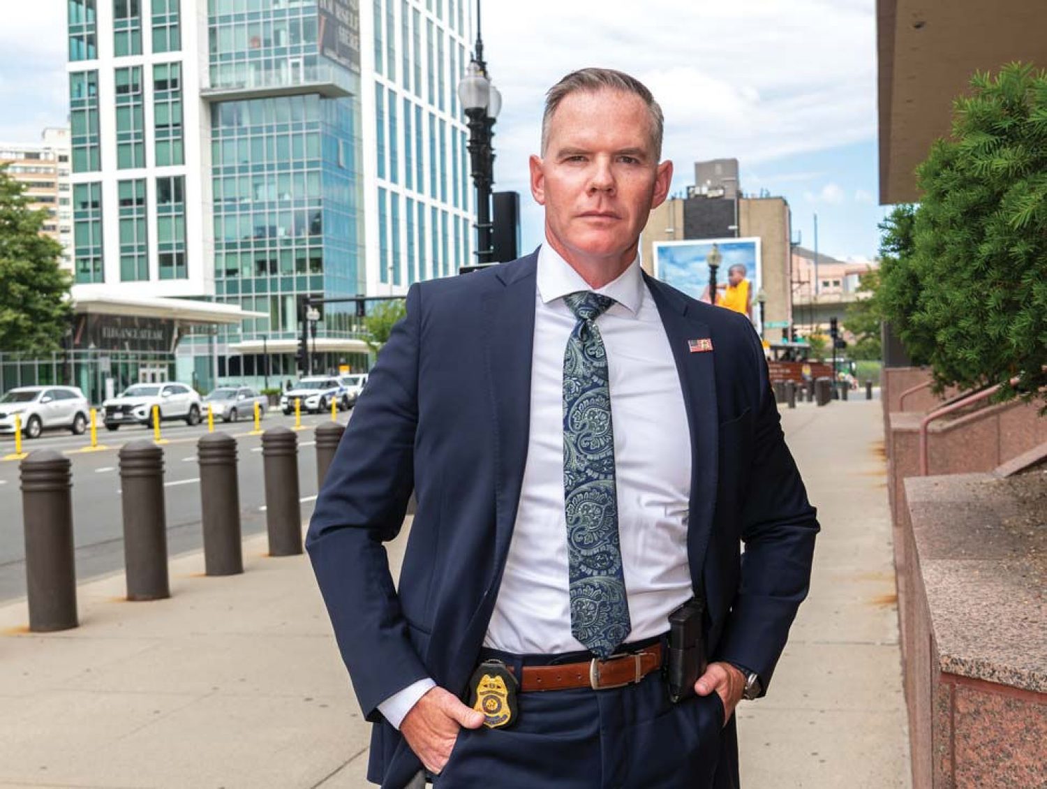 Matthew O’Brien photographed in downtown Boston