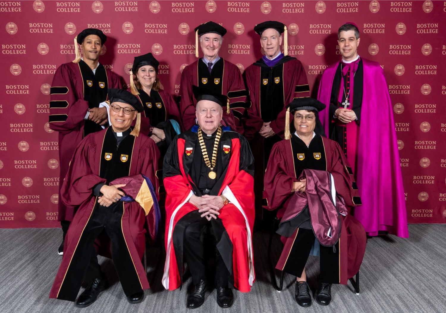 2024 honorary degree recipients in academic regalia 