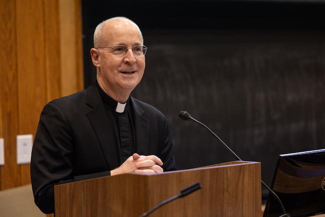 Fr. James Martin at the podium