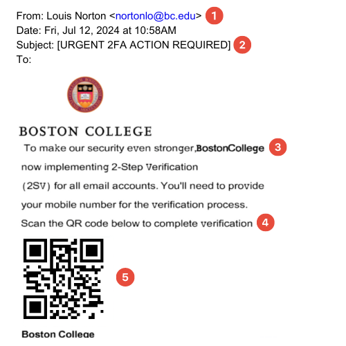 QR code and Text Scam examples - 5 QR code and Text Scam examples - 5