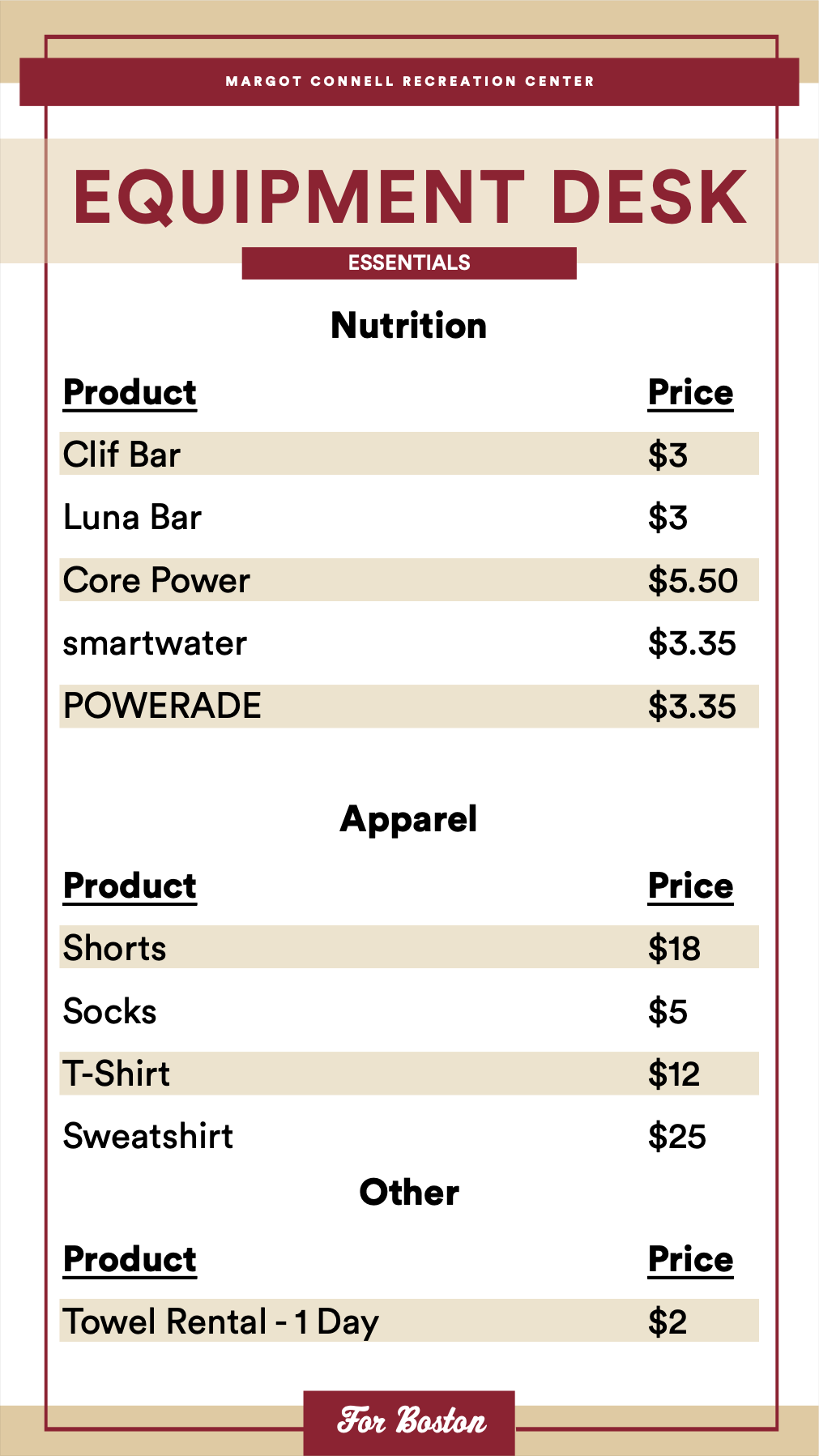 equipment Desk