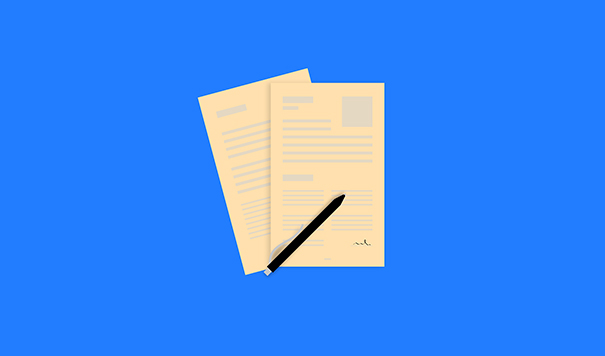 paper with writing on it