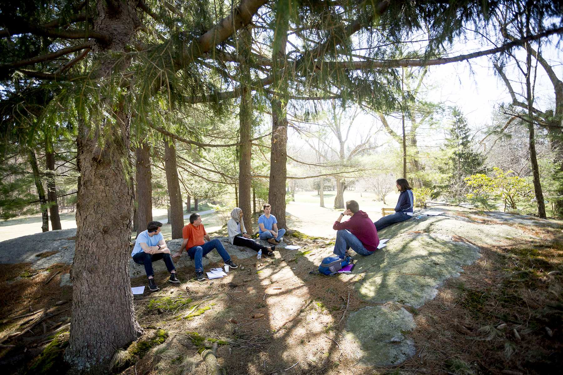 Students at Connors Retreat Center