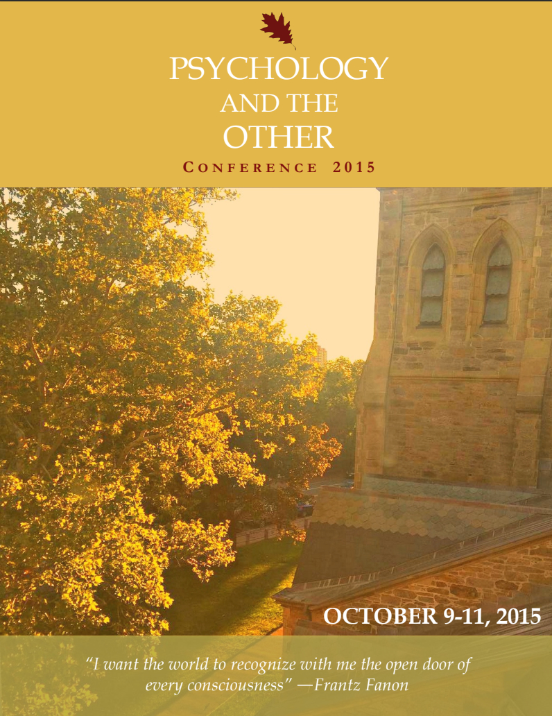 2015 Conference Schedule Cover Page