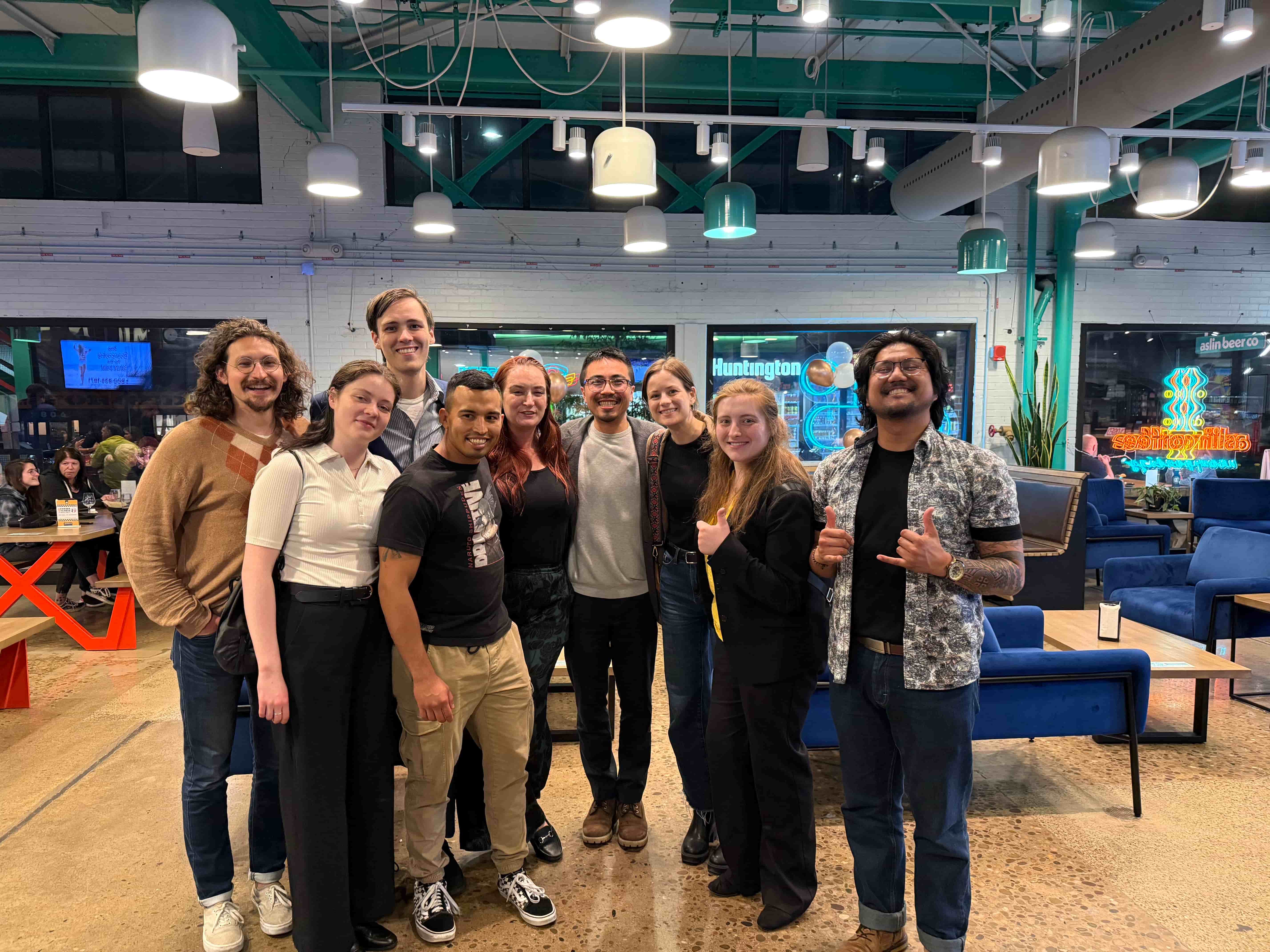 Lab members at Division 24 in Pittsburgh, PA