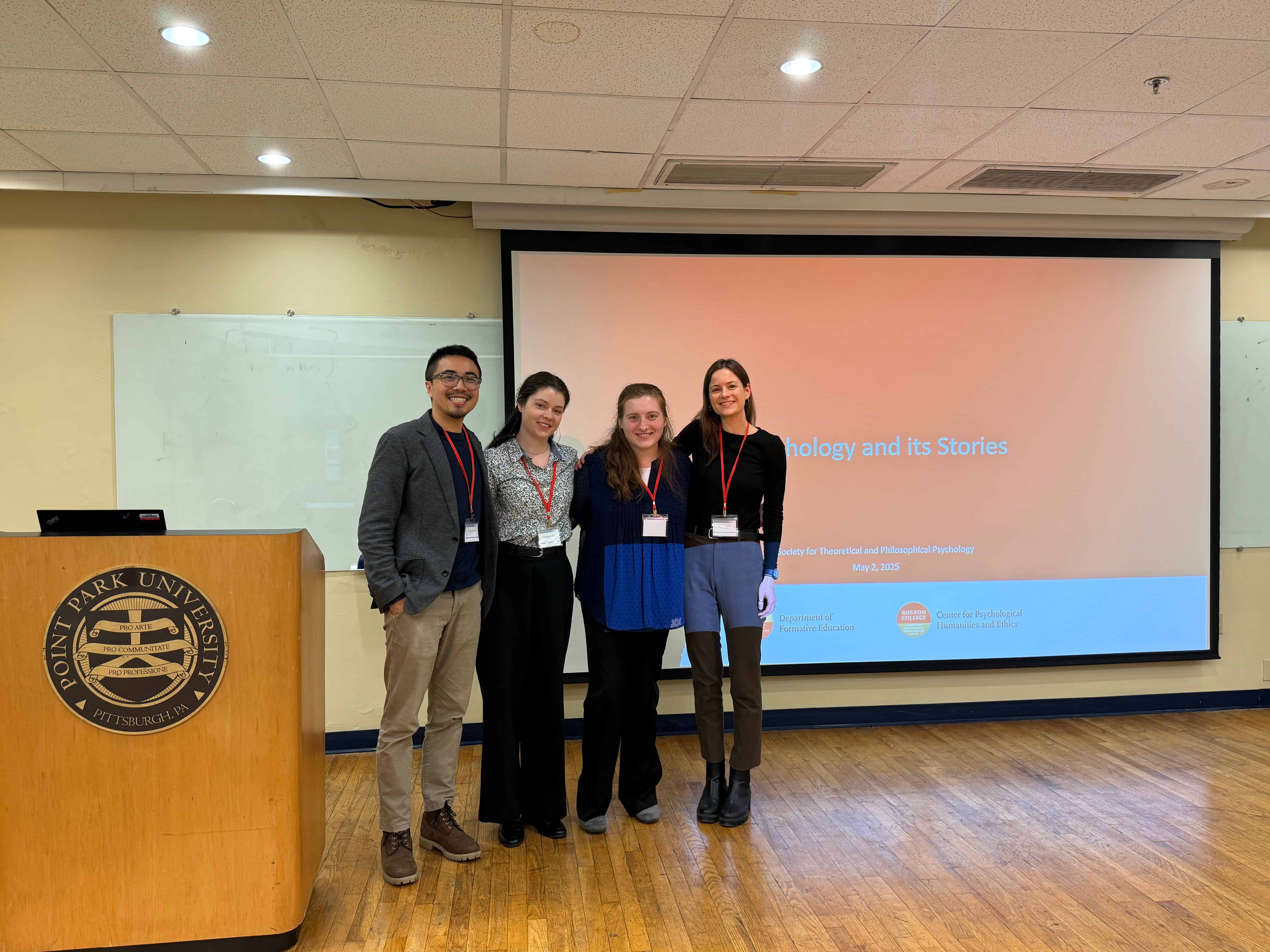 Lab members presenting at Division 24 in Pittsburgh, PA
