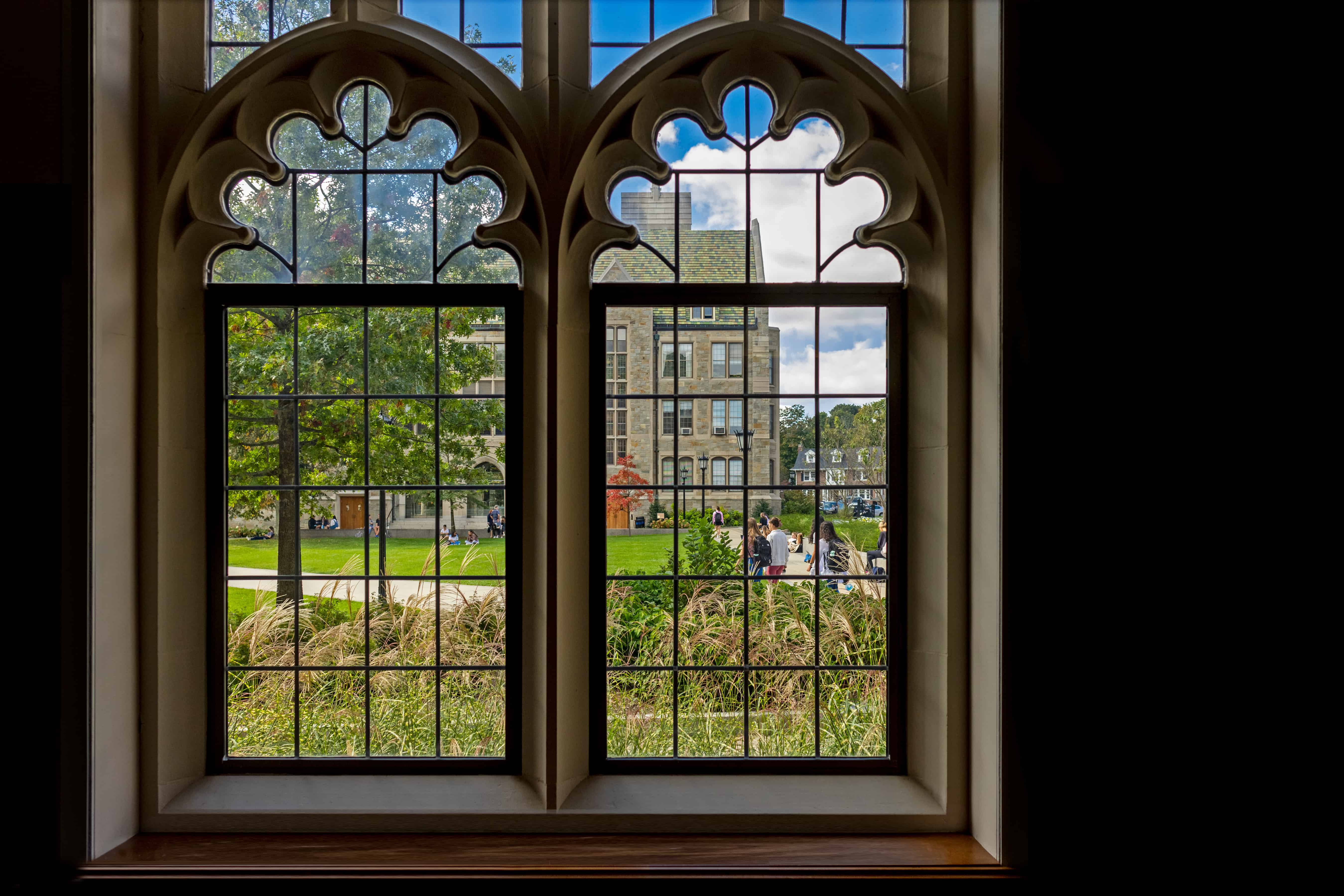 Campus from windows