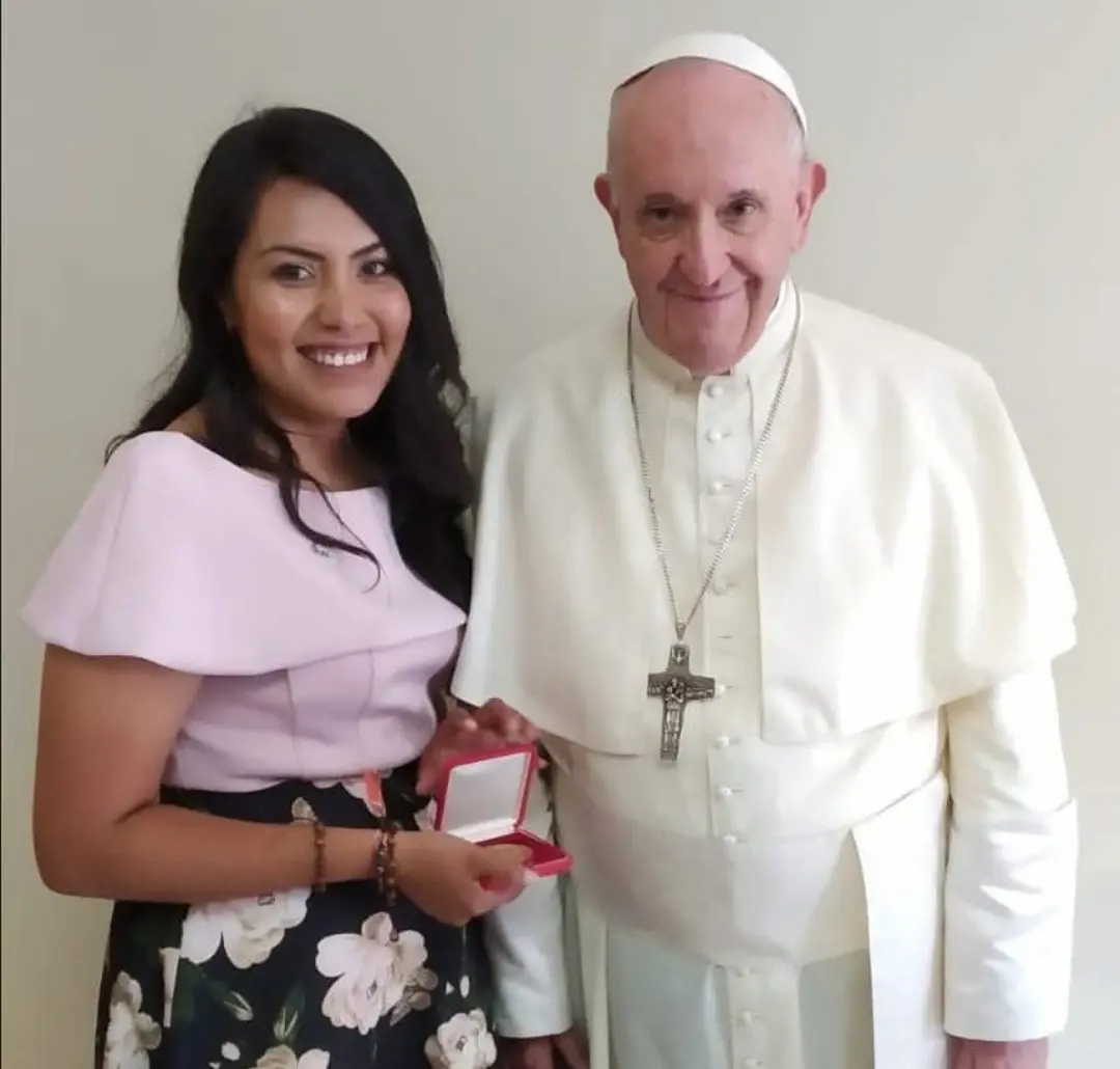 Pope Francis and Brenda