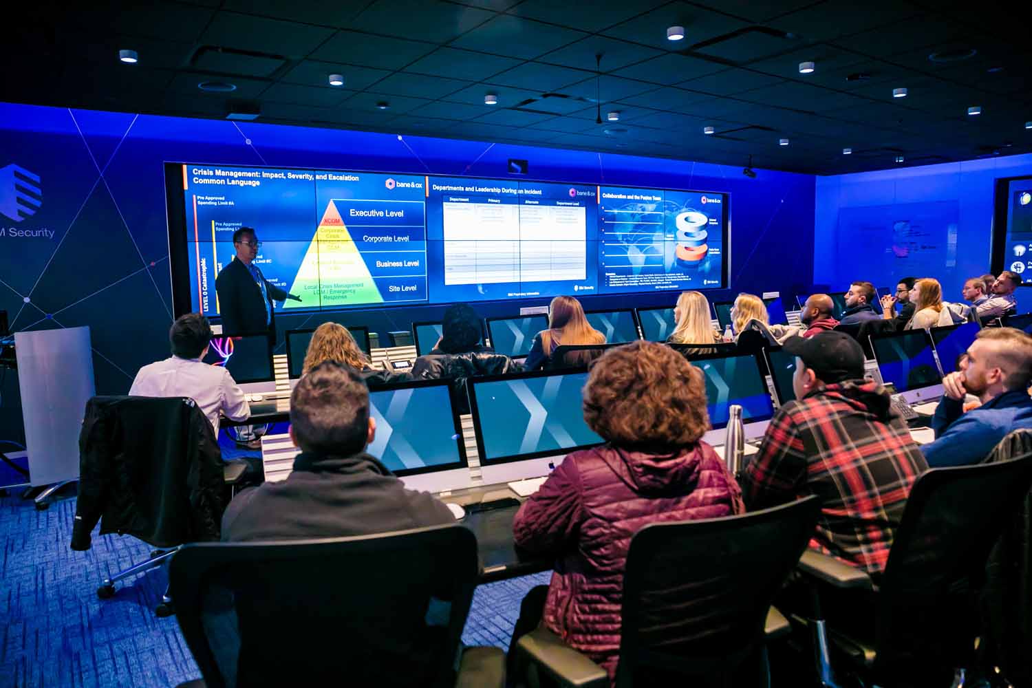 IBM Cyber Attack Simulation for students in the M.S. in Cybersecurity Policy and Governance Program, Woods College of Advancing Studies, Boston College

photo by Christopher Huang