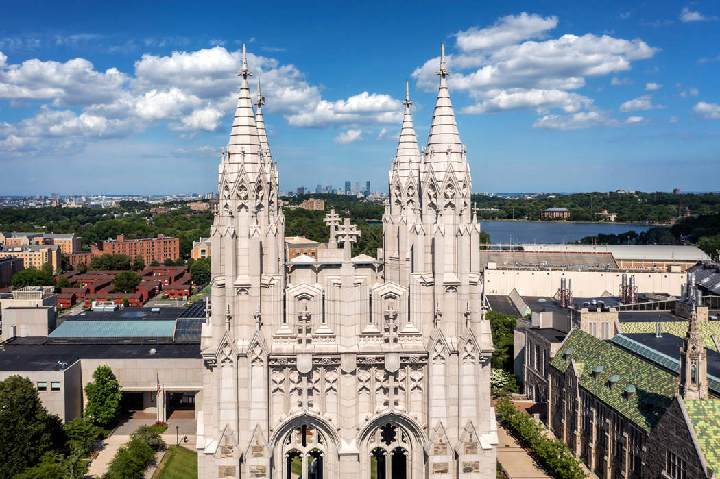 Gasson tower aerial image