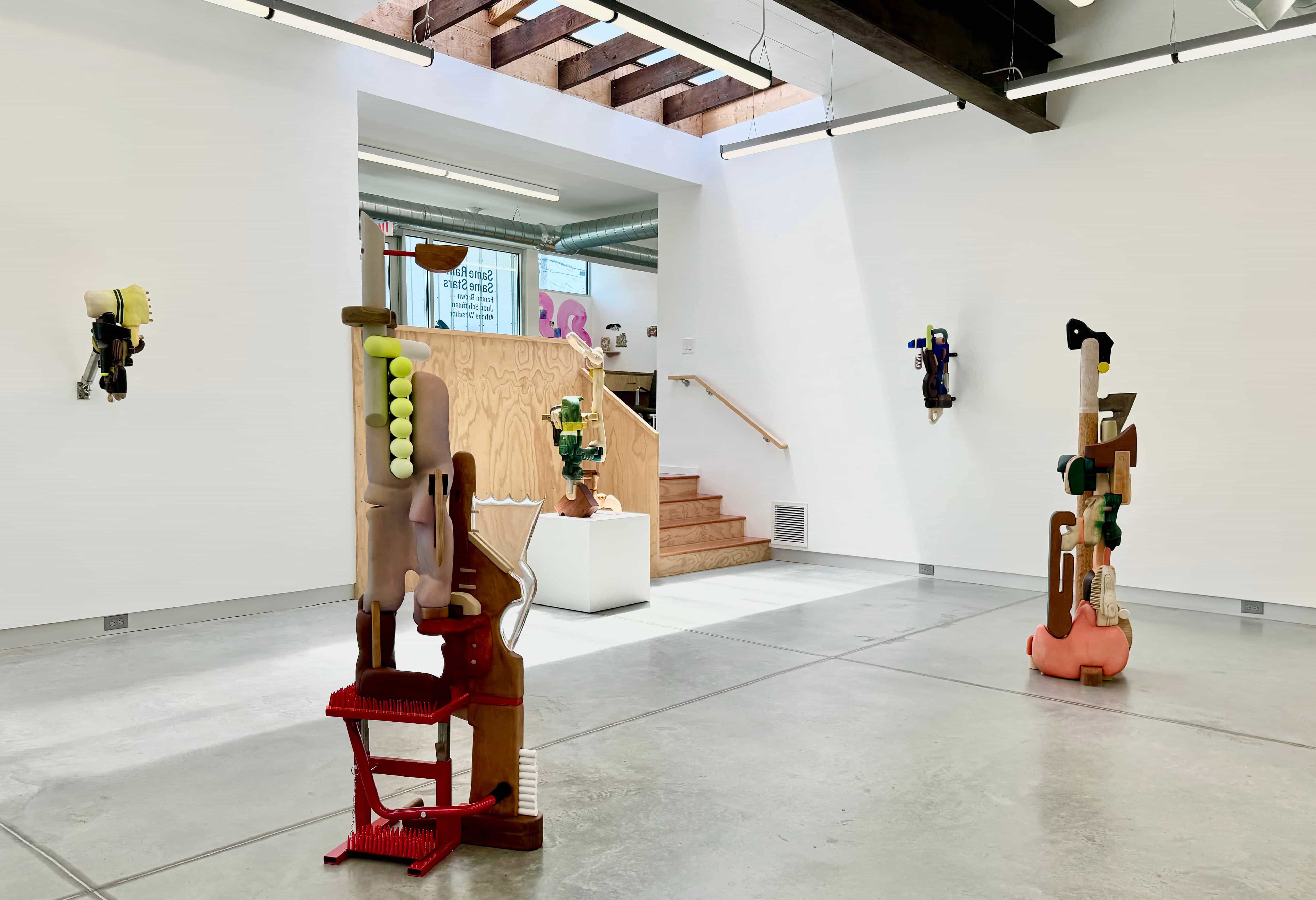 photo of sculptures at the gallery