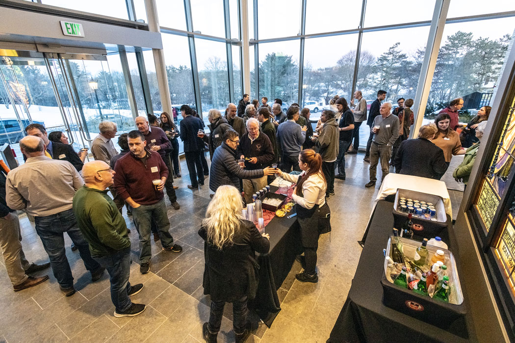 Coverage of the Faculty Pub at the McMullen Museum held in the atrium of McMullen.
Jeremy Evans (evansjv@bc.edu) & Matt Rutledge (organizers).